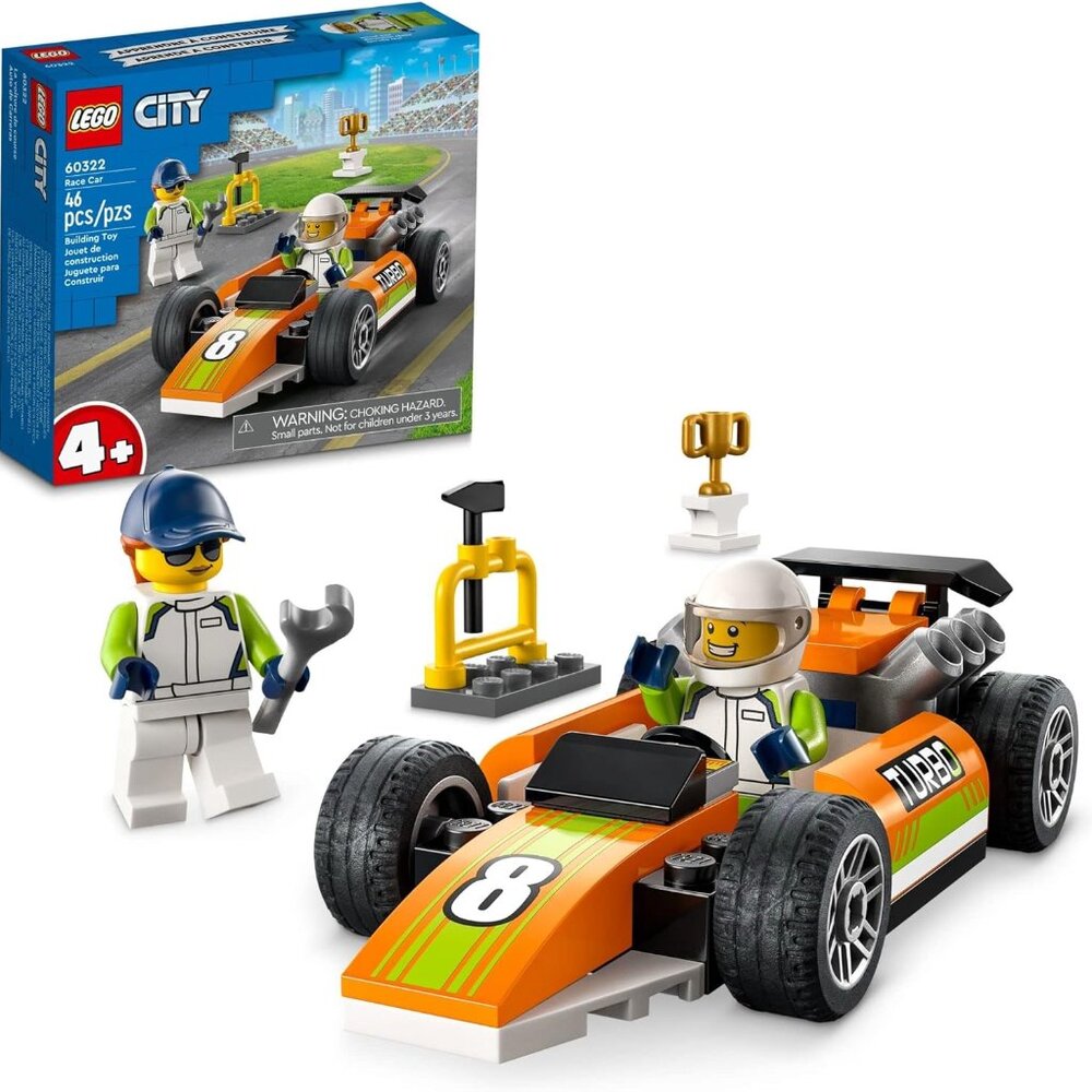 Lego City Race Car 60322 For Preschool Kids   Brand New